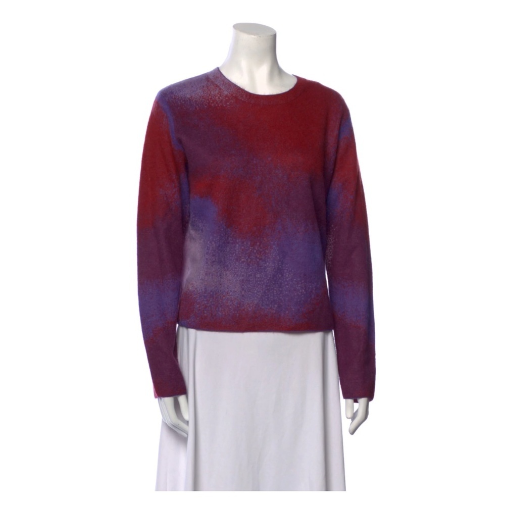VINCE Women's Ombre Jacquard Crew Sweater L - Picture 3 of 9